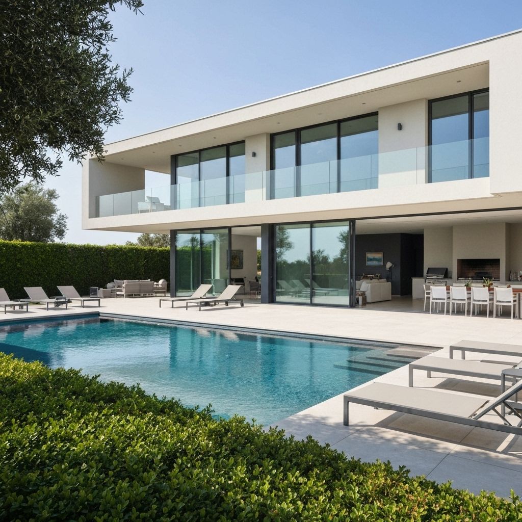 Luxury house with pool